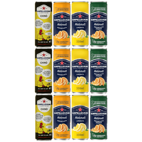 Produkt SAN PELLEGRINO Napój gazowany SAN PELLEGRINO Cytrusy Aranciata Chino 12x 330 ml Z00674