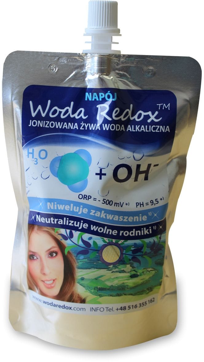 Produkt WODA REDOX (woda alkaliczna) NAPÓJ JONIZOWANA WODA ALKALICZNA REDOX pH 9,5 240 ml - WODA REDOX 5904259100014