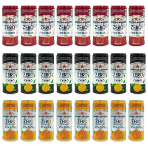 Produkt SAN PELLEGRINO Napój SAN PELLEGRINO Chino Aranciata Cocktail Zero kcal mix 24x 300 ml Z00530