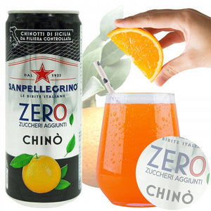 Produkt SAN PELLEGRINO Napój SAN PELLEGRINO Chino Aranciata Cocktail Zero kcal mix 24x 300 ml Z00530