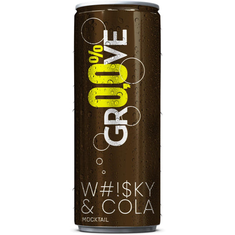 Produkt GROOVE Napoje gazowane 24x Napój bezalkoholowy GROOVE Whisky Cola Mocktail koktajl drink 250ml K_003502_24