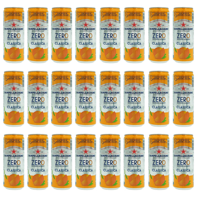 Produkt SAN PELLEGRINO Napoje gazowane 24x Napój gazowany SAN PELLEGRINO Aranciata Zero 330 ml K_000410_24