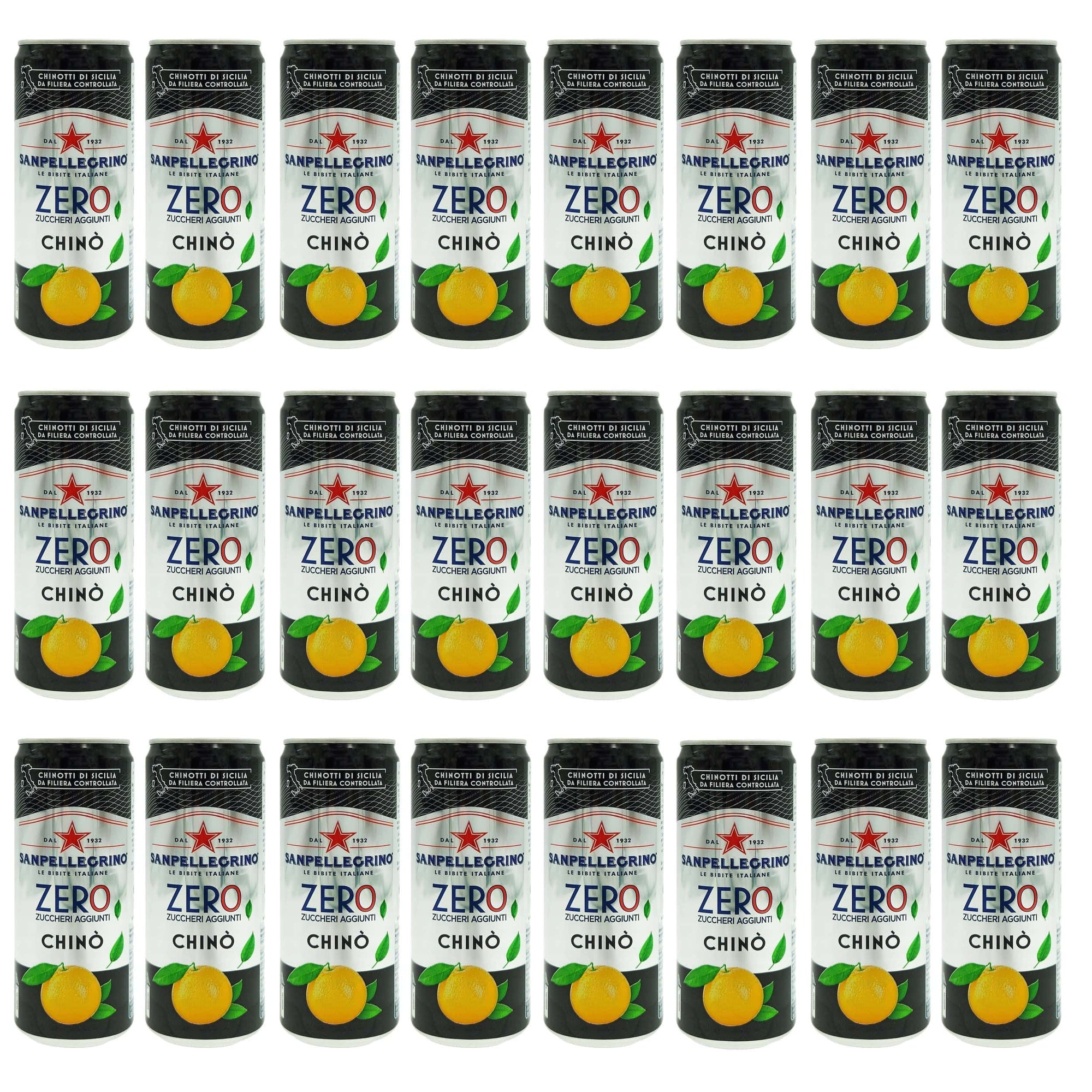 Produkt SAN PELLEGRINO Napoje gazowane 24x Napój gazowany SAN PELLEGRINO Chino Zero 330 ml K_000403_24