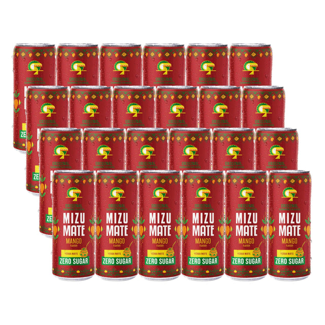 Produkt VITAMIZU Napoje gazowane 24x Napój gazowany VITAMIZU Mizu Yerba Mate Mango ZERO 330 ml K_029461_24