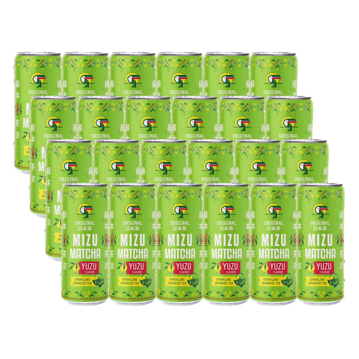 Produkt VITAMIZU Napoje gazowane 24x Napój gazowany VITAMIZU Mizu Yerba Mate Matcha Yuzu 330 ml K_037419_24