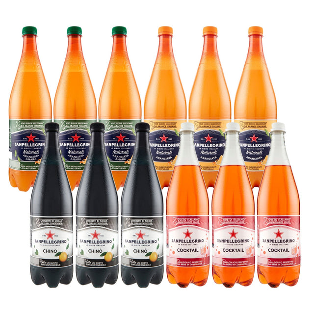 Produkt SAN PELLEGRINO Napoje gazowane Napój gazowany SAN PELLEGRINO Aranciata Amara Chino Cocktail Mix 12x 1,2l Z00591