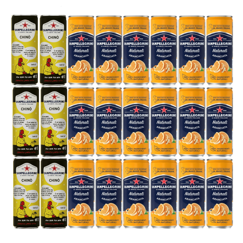 Produkt SAN PELLEGRINO Napoje gazowane Napój gazowany SAN PELLEGRINO Cytrusy Aranciata Chino 24x 330 ml Z00425