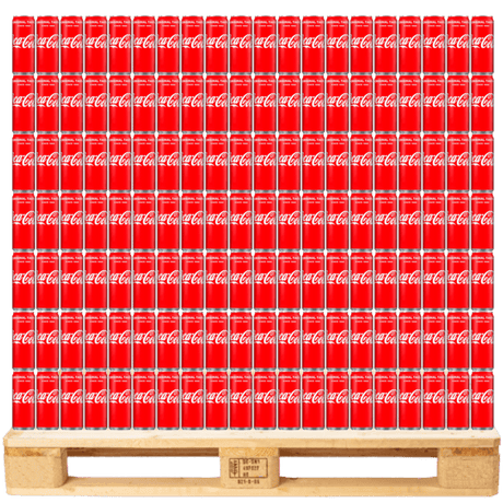 Produkt COCA COLA Napoje gazowane Paleta Napój gazowany COCA-COLA puszka wąska 2640x 330ml K_017350_2640