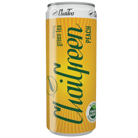 Produkt CHAITEA Napoje niegazowane Napój niegazowany CHAIGREEN Peach Na bazie zielonej herbaty Puszka 0,33l 003484