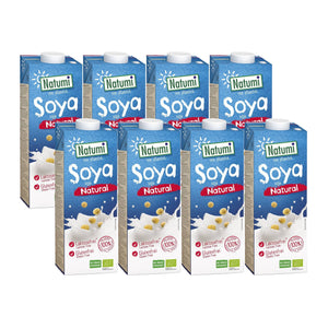 Produkt NATUMI napoje sojowe 8x NAPÓJ SOJOWY BEZ DODATKU CUKRÓW BEZGLUTENOWY BIO 1 L K_050192_8