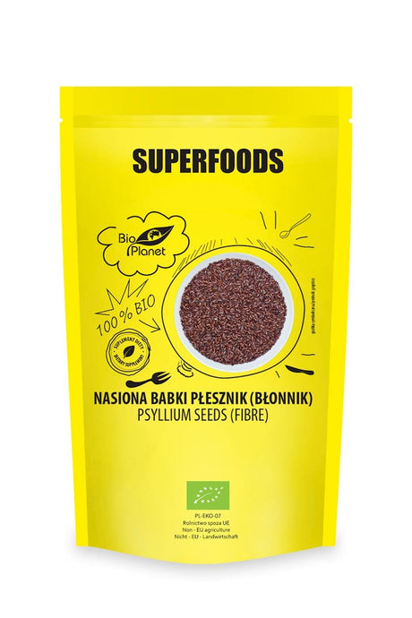 Produkt BIO PLANET - seria SUPERFOODS NASIONA BABKI PŁESZNIK (BŁONNIK) BIO 250 g - BIO PLANET 5907814667977