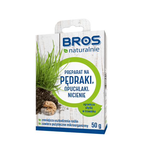 Produkt BROS NATURALNIE - preparat na pędraki, nicienie, opuchlaki BROS  50g 045912