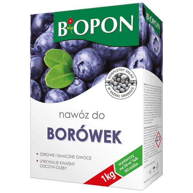 Produkt BIOPON Nawóz do borówek BIOPON Granulowany 1 kg 045889