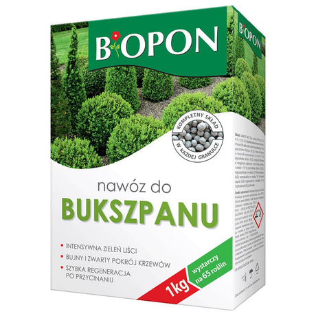 Produkt BIOPON Nawóz do bukszpanu BIOPON Granulowany 1kg 045951