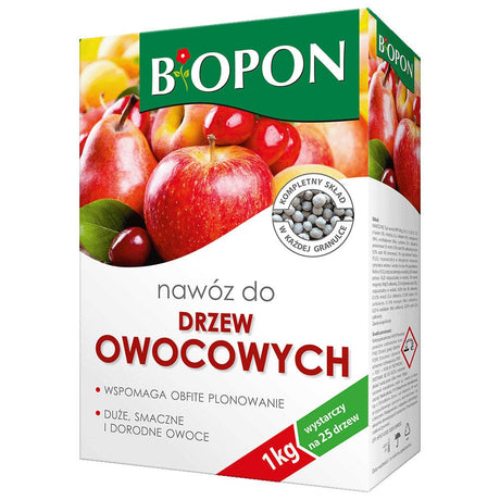 Produkt BIOPON Nawóz do drzew owocowych BIOPON Granulowany 1 kg 045903