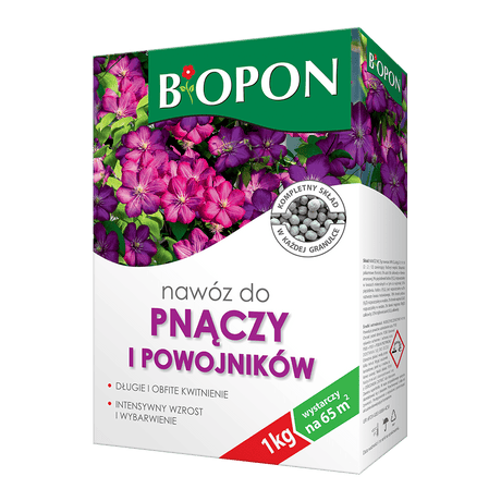 Produkt BIOPON Nawóz do pnączy i powojników BIOPON Granulowany 1 kg 045930