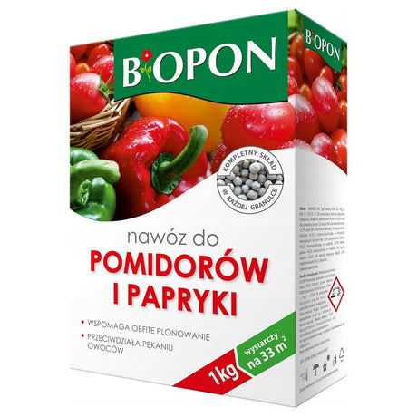 Produkt BIOPON Nawóz  do pomidorów i papryki BIOPON granulowany 1 kg 045925