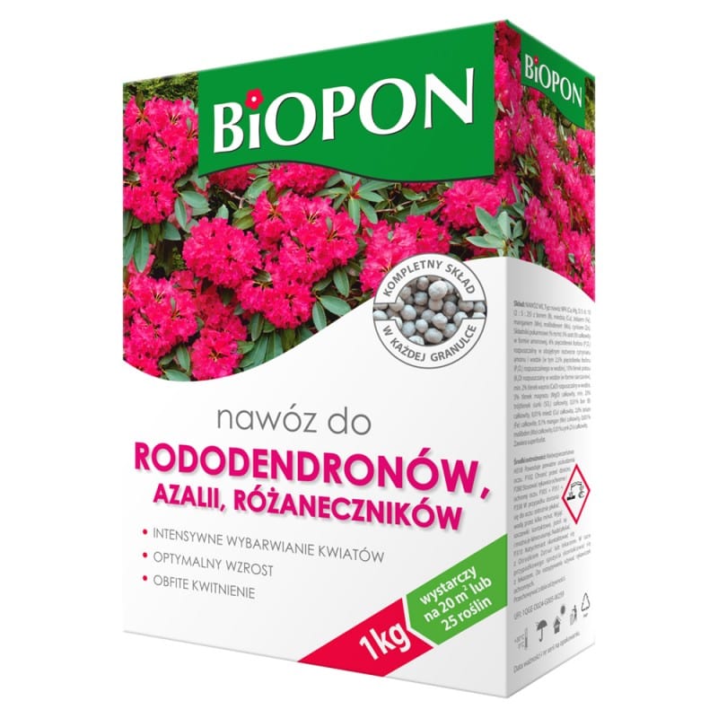 Produkt BIOPON Nawóz do rododendronów BIOPON granulowany 1 kg 045905