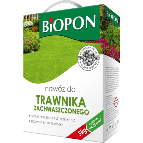 Produkt BIOPON Nawóz do trawnika zachwaszczonego BIOPON Granulowany 5 kg 045953