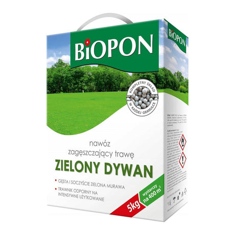 Produkt BIOPON Nawóz do trawnika zagęszczający trawę BIOPON granulowany 5 kg 045885