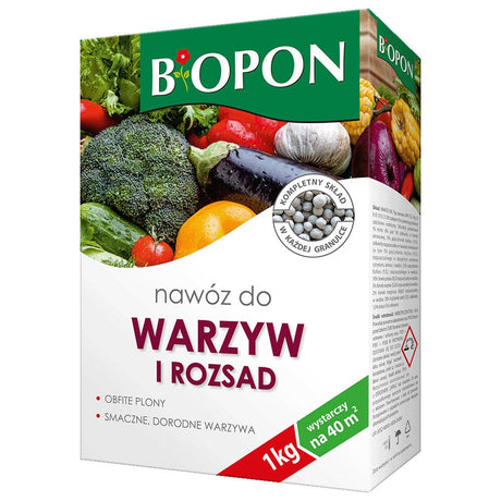 Produkt BIOPON Nawóz do warzyw i rozsad BIOPON wieloskładnikowy granulat 1kg 045972