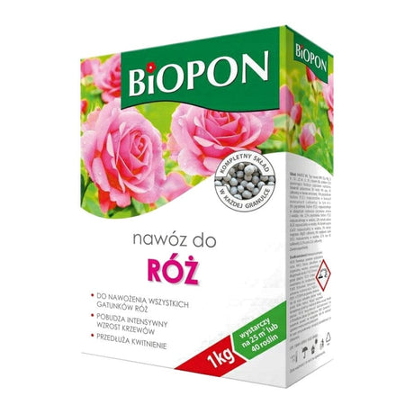 Produkt BIOPON Nawóz do wszystkich gatunków róż BIOPON Granulowany 1kg 045960