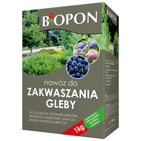 Produkt BIOPON Nawóz do zakwaszania gleby BIOPON granulowany 1 kg 045926