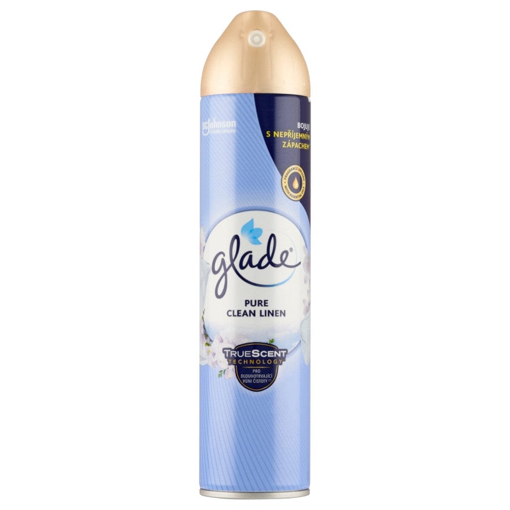 Produkt GLADE Odświeżacze powietrza Odświeżacz powietrza w aerozolu GLADE Pure Clean Linen spray 300 ml S01729