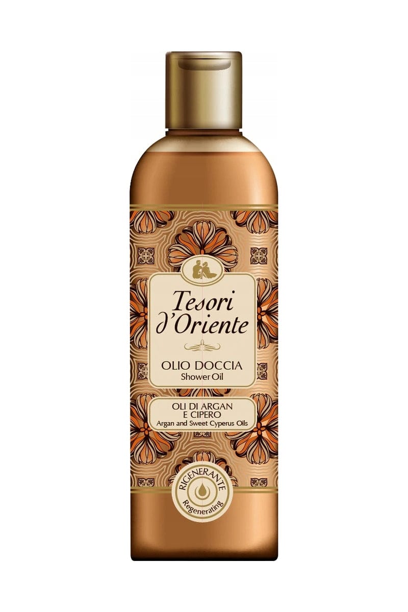 Produkt TESORI D'ORIENTE Olejek do kąpieli TESORI D'ORIENTE Argan & Cipero 250 ml 045347