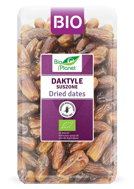 Produkt BIO PLANET Owoce suszone BIO PLANET Daktyle suszone BEZGLUTENOWE BIO 1 kg 046881