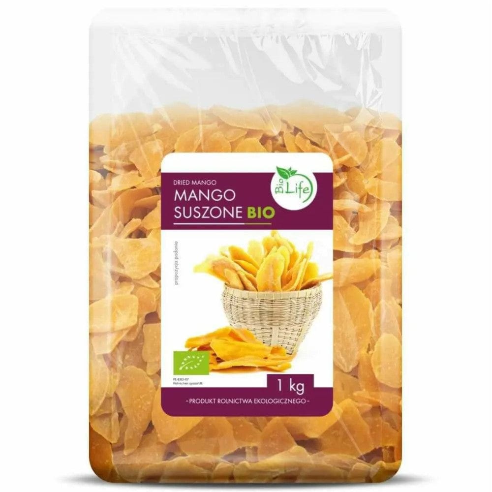Produkt BIOLIFE Owoce suszone Mango suszone BIOLIFE Bio naturalne 1 kg 052332