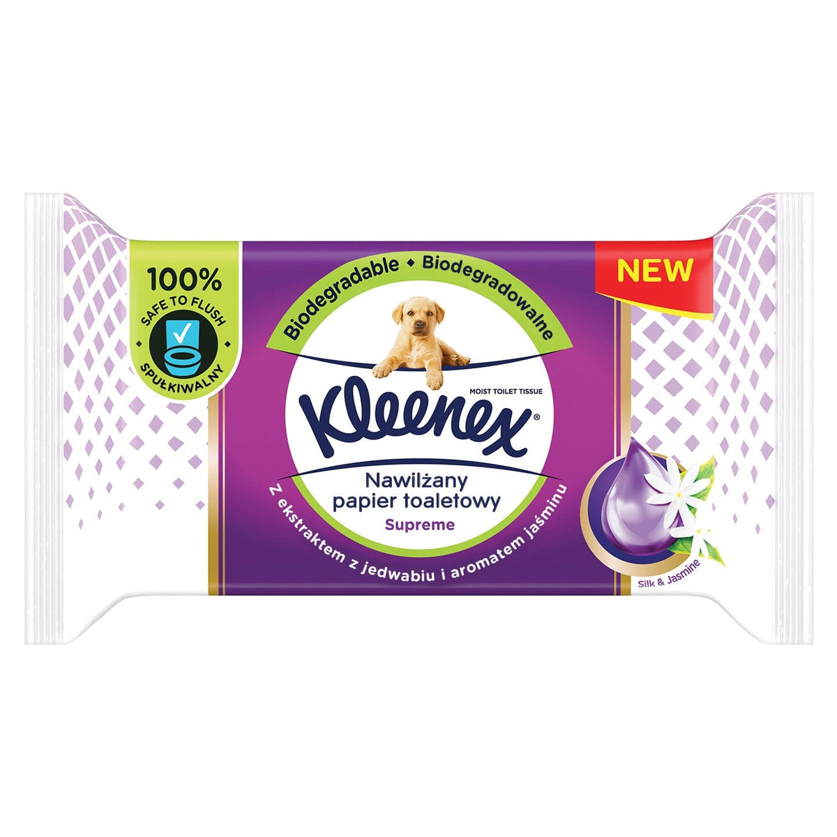 Produkt KLEENEX Papier toaletowy Nawilżany papier toaletowy KLEENEX Supreme 38 szt. 035940