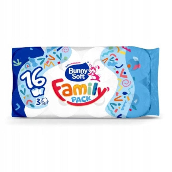 Produkt BUNNY SOFT Papier toaletowy Papier toaletowy BUNNY SOFT Family Pack 3 warstwy 16szt 030304