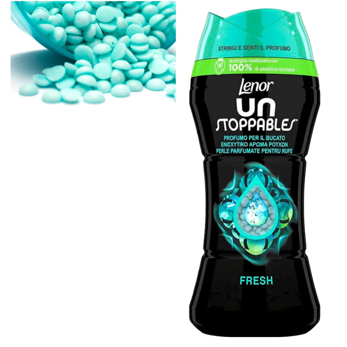 Produkt LENOR Perfumy do prania Perełki zapachowe LENOR Unstoppables Fresh do prania 210g 028686