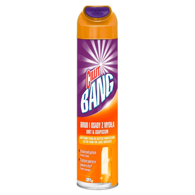 Produkt CILLIT BANG Pianki Pianka do czyszczenia CILLIT BANG Aktywna Piana Brud i Osady z Mydła 600ml S01712