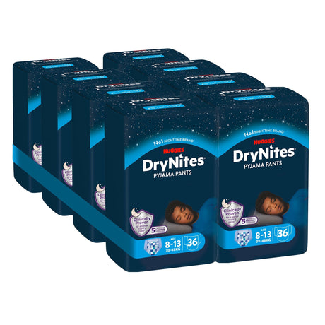 Produkt HUGGIES Pieluchomajtki HUGGIES DryNites Boy 8-13 lat (30-48kg) 8x9 szt K_013827_8