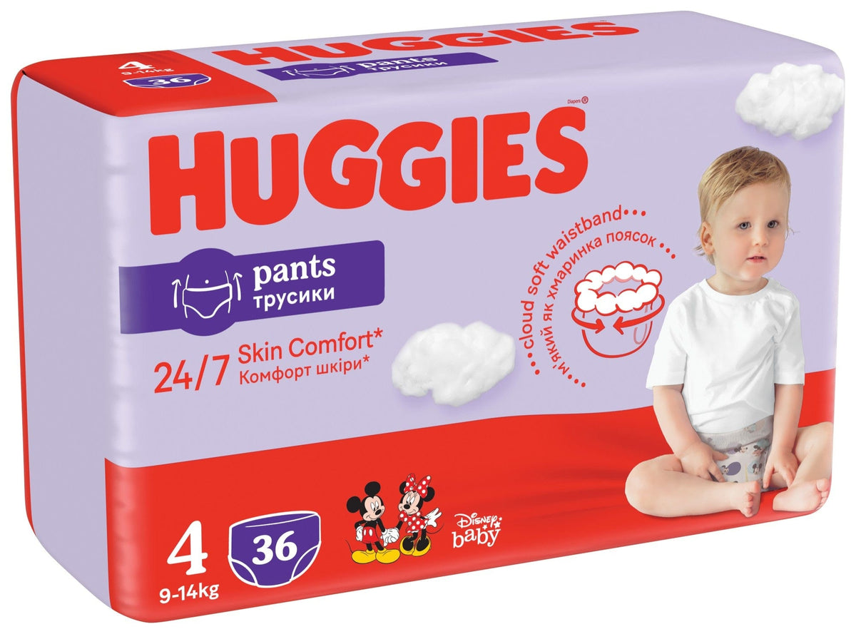 Produkt HUGGIES Pieluchomajtki HUGGIES Pieluchomajtki Pants 4 (9-14kg) 3x36 szt K_020074_3