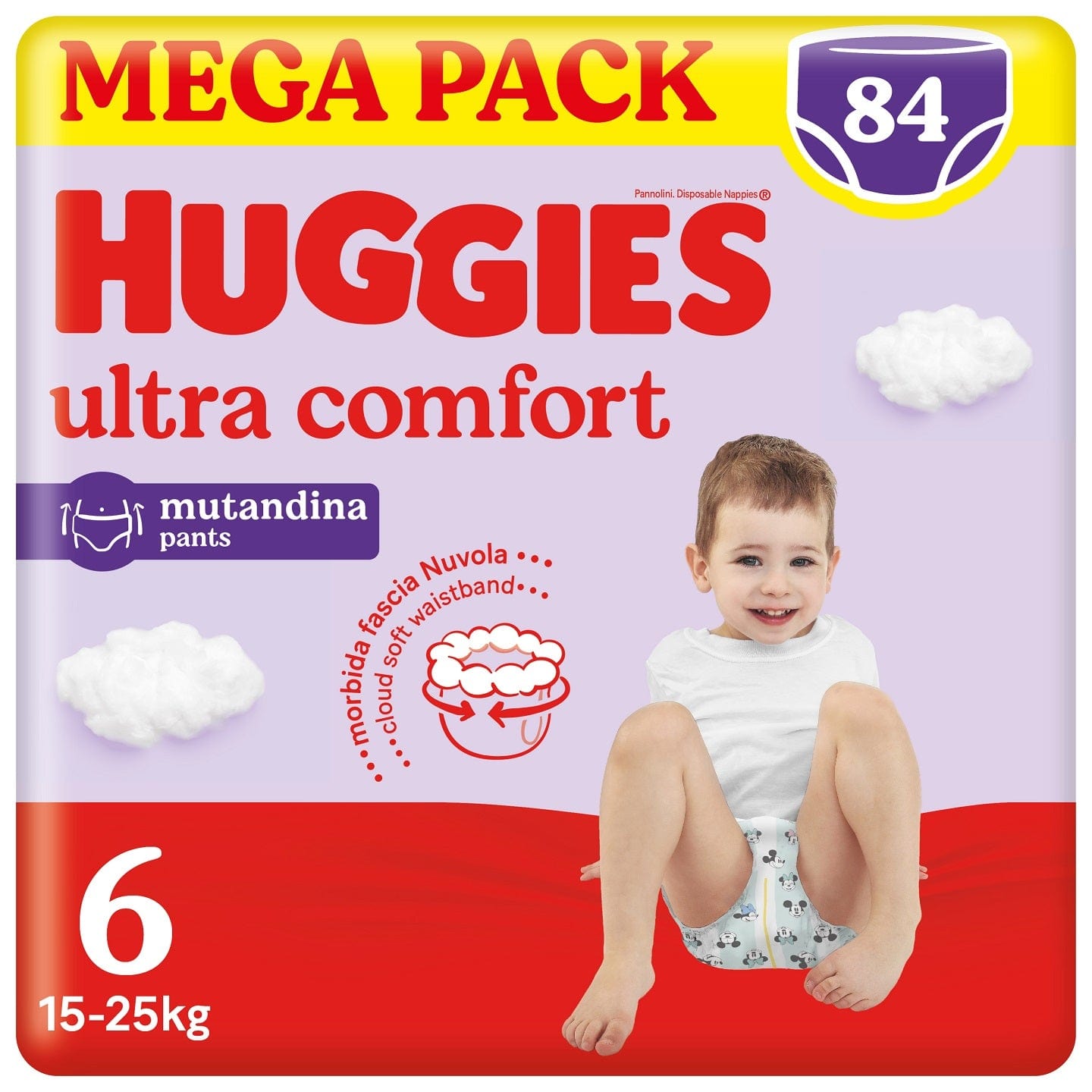 Produkt HUGGIES Pieluchomajtki HUGGIES Ultra Comfort rozmiar 6 (15-25kg) 84 szt 034619