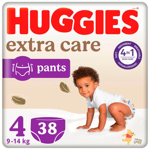 Produkt HUGGIES Pieluchomajtki Pieluchomajtki HUGGIES Extra Care Pants rozmiar 4 (9-14kg) 38 szt 032634