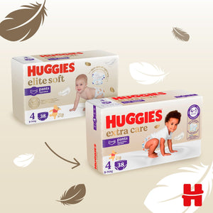 Produkt HUGGIES Pieluchomajtki Pieluchomajtki HUGGIES Extra Care Pants rozmiar 4 (9-14kg) 38 szt 032634