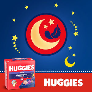 Produkt HUGGIES Pieluchomajtki Pieluchomajtki HUGGIES Overnights Pants rozmiar 4 (9-14kg) 26szt 001810