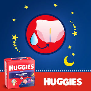 Produkt HUGGIES Pieluchomajtki Pieluchomajtki HUGGIES Overnights Pants rozmiar 4 (9-14kg) 26szt 001810