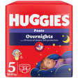 Produkt HUGGIES Pieluchomajtki Pieluchomajtki na noc HUGGIES Overnights Pants rozmiar 5 (12-17kg) 24szt 002122