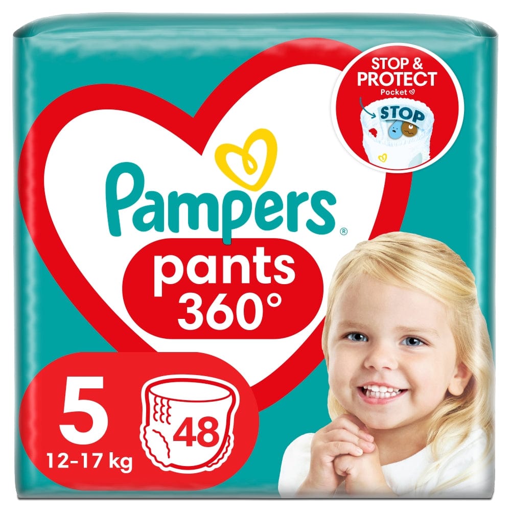 Produkt PAMPERS Pieluchomajtki Pieluchomajtki PAMPERS Pants 5 (12 -17kg) 48 szt S02144