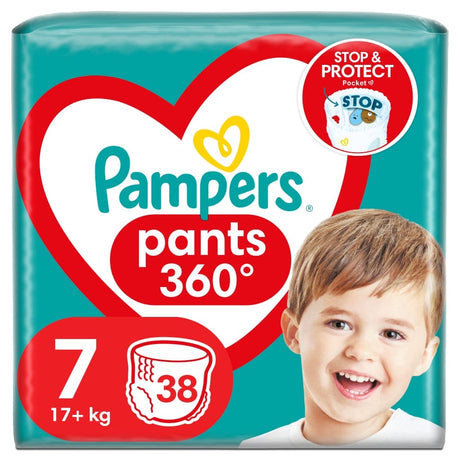 Produkt PAMPERS Pieluchomajtki Pieluchomajtki PAMPERS Pants 7 (17+kg) 38 szt S02147