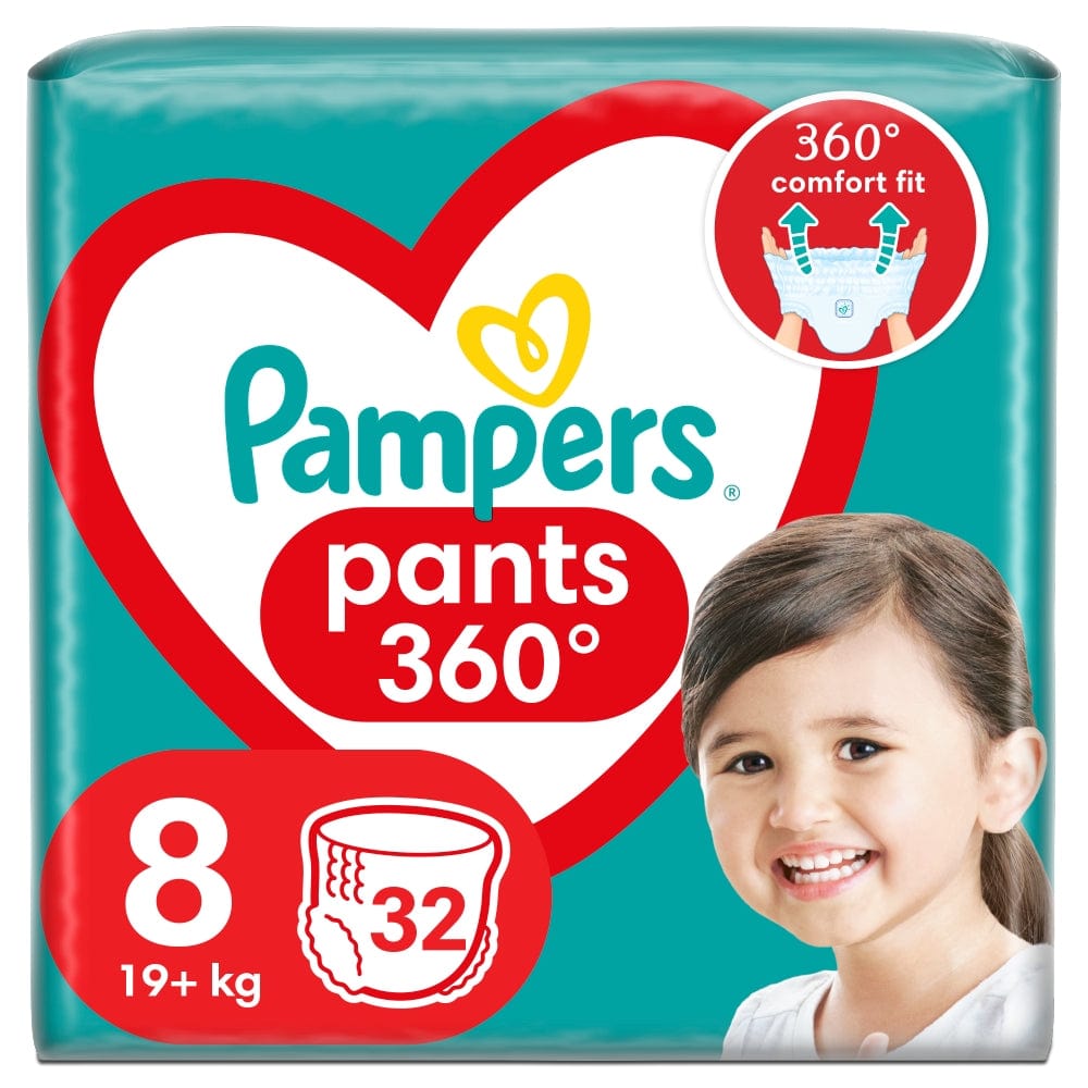 Produkt PAMPERS Pieluchomajtki Pieluchomajtki PAMPERS Pants 8 (19+kg) 32 szt S02146
