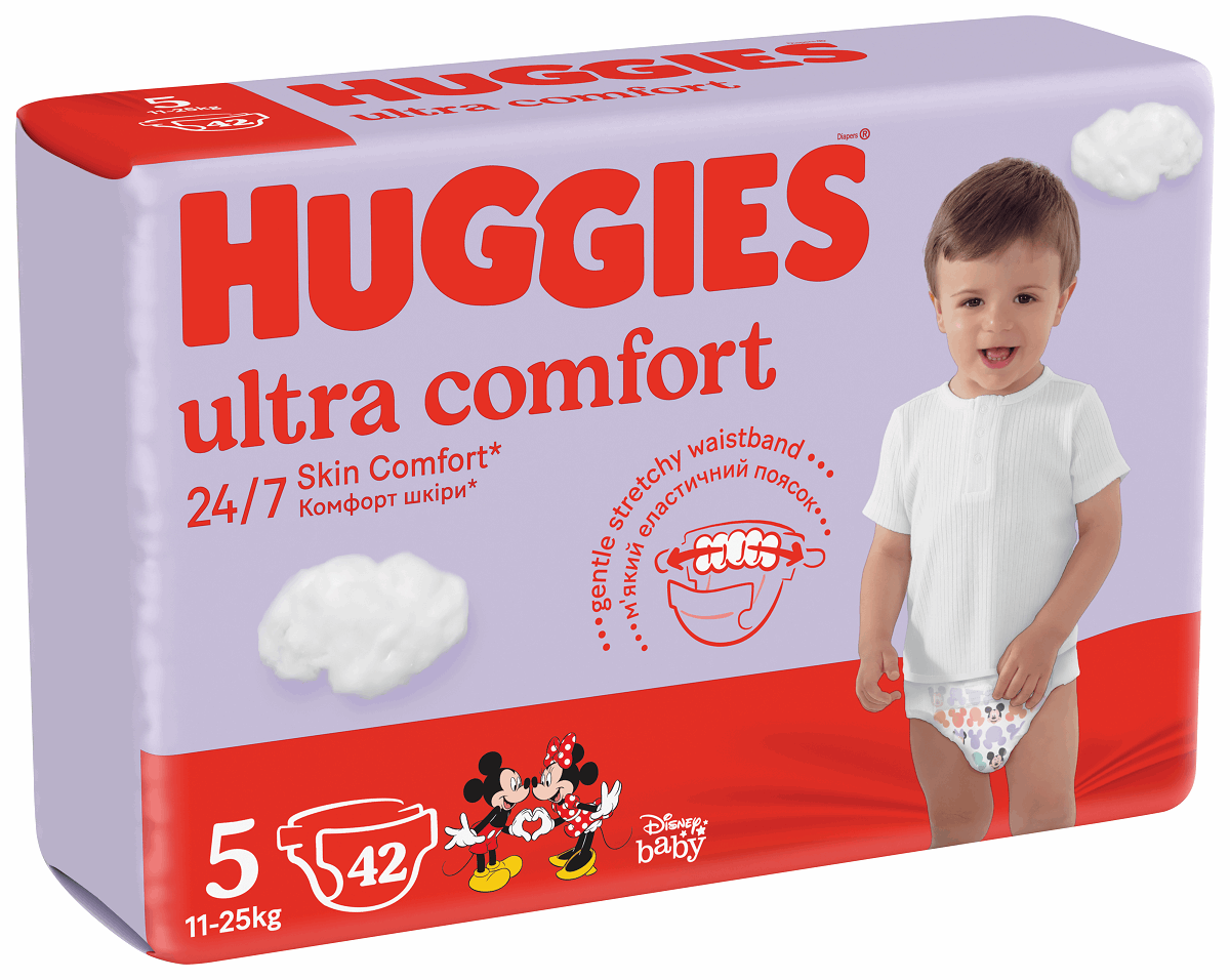 Produkt HUGGIES Pieluchy 3x HUGGIES Pieluchy Ultra Comfort Jumbo Pack (5) 11-25kg 42szt K_033293_3