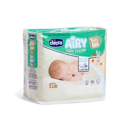 Produkt CHICCO Pieluchy CHICCO 27szt Pannolini NEW BORN 2-5kg Pieluchy 030698