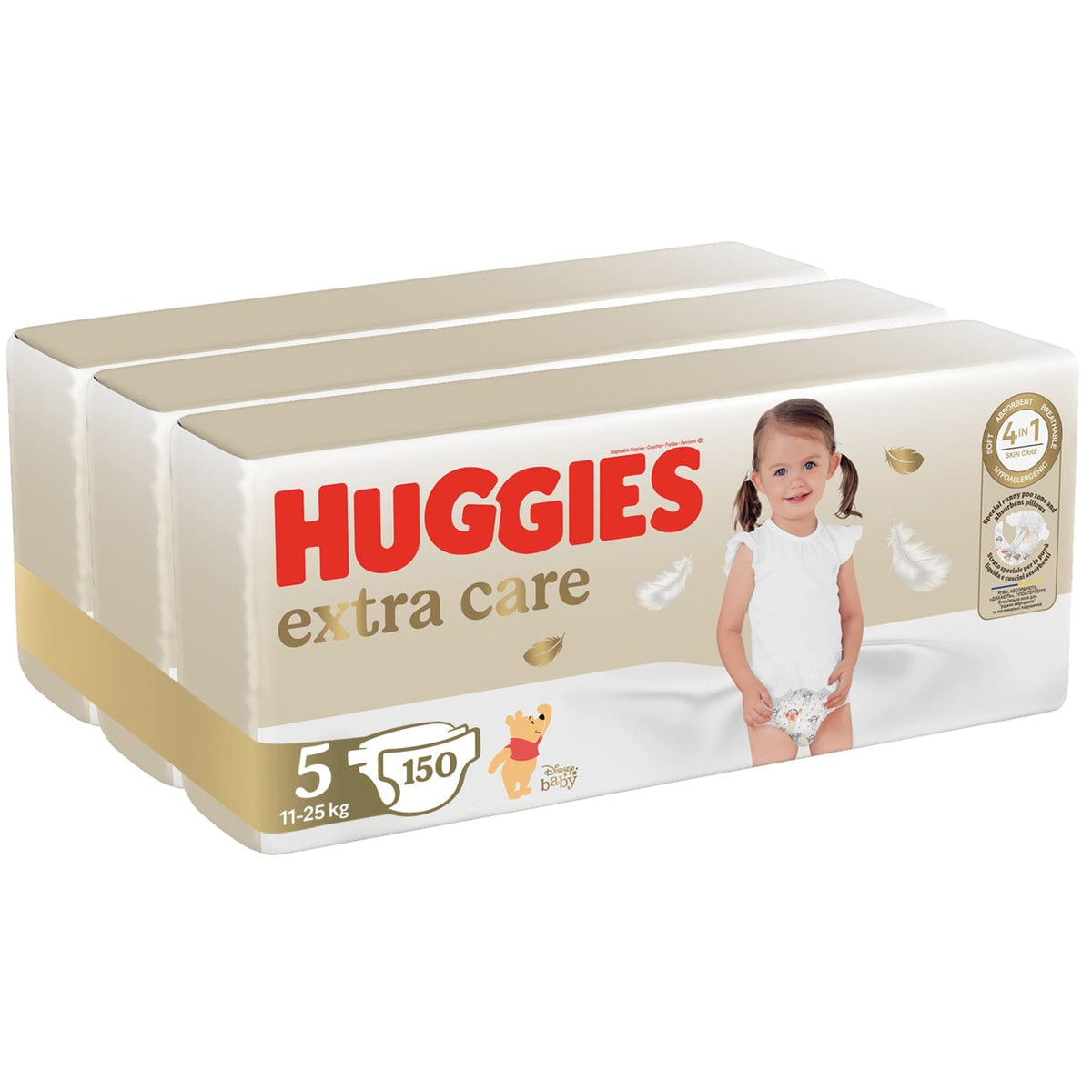 Produkt HUGGIES Pieluchy HUGGIES Extra Care Mega 5 (11-25kg) pieluchy 150 szt K_030800_3