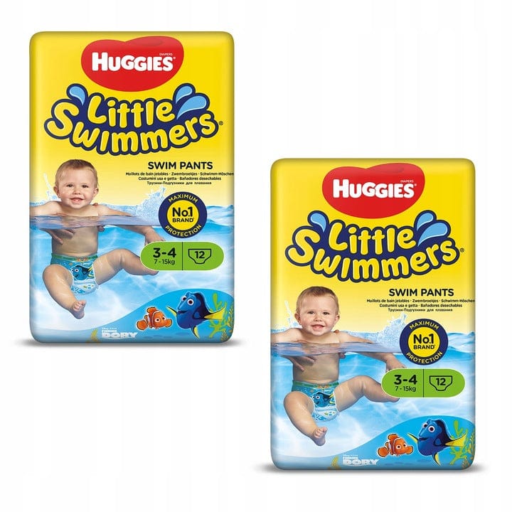 Produkt HUGGIES Pieluchy HUGGIES Little Swimmers 3-4 (7-15 kg) 2x 12 szt K_002522_2